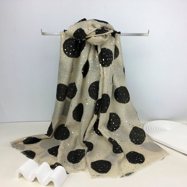 Ladies Scarf Spots Shimmer 235-051