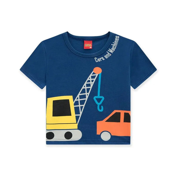 Kyly Boy's Set T-shirt + Bermuda 112649 Traffic Royal