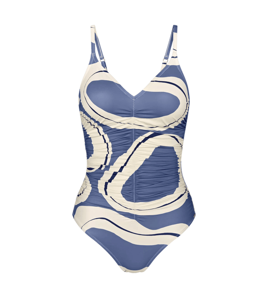 Triumph SUMMER ALLURE Swimsuit with padded cups Blue