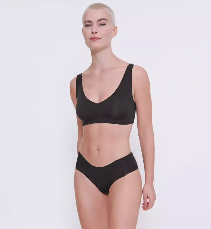 sloggi black no vpl briefs