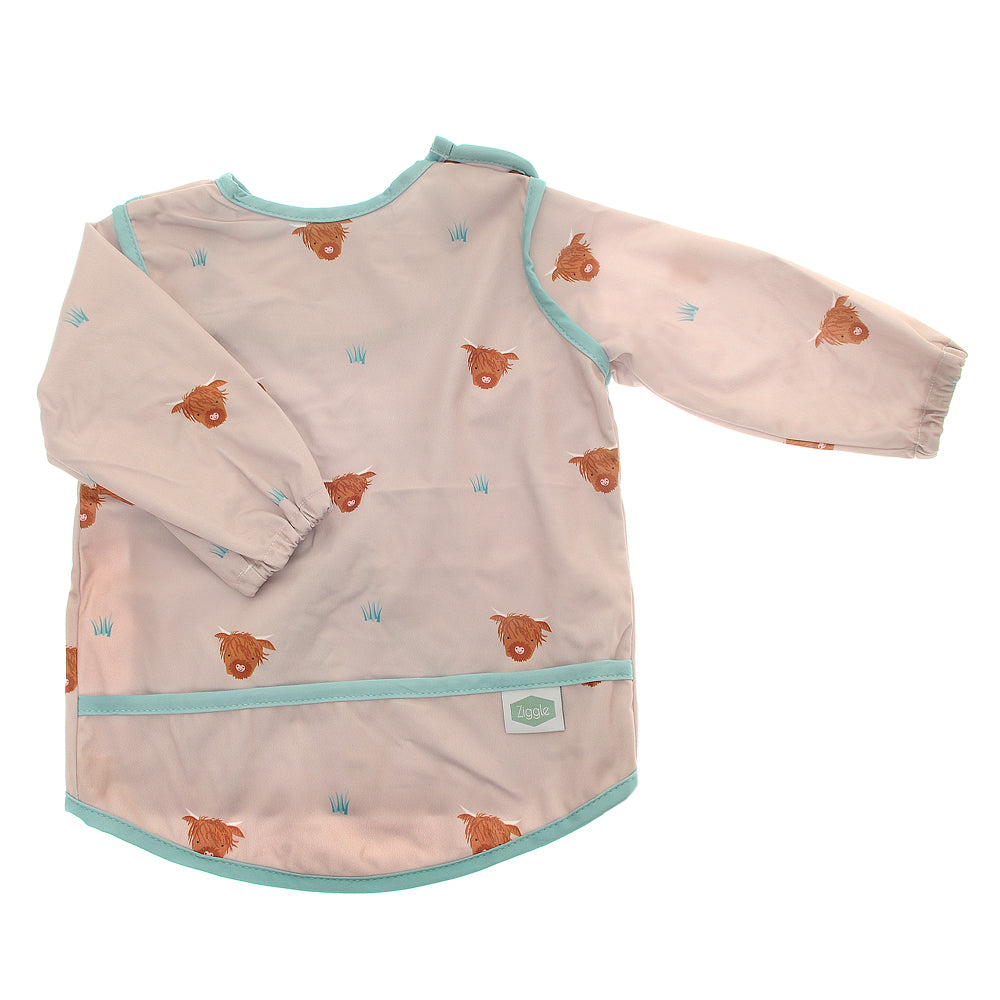 ziggle coverall feeding bib