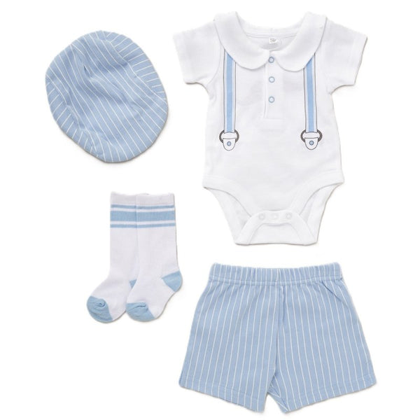 Little Gent Baby Boys 4 Piece Outfit D07285