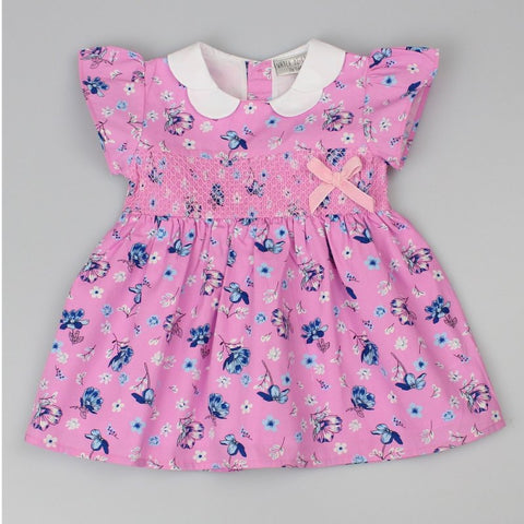 Watch Me Grow Baby Girls Smocked, Lined Dress D32743