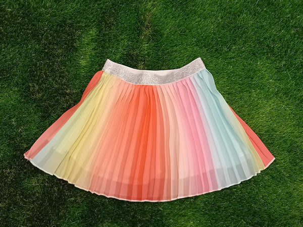 Losan Girl's Tull Skirt-Rosa Rainbow LKGAP0403_24001