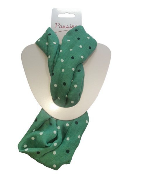 Spotty Magnetic Scarf MM1951 3 ASST COLOURS