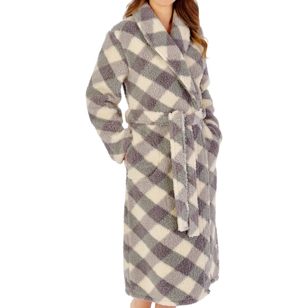 ladies wrap style dressing gown