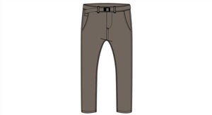 Losan Boy's Twill Trousers with Belt  - LIGHT BROWN - LJBAP0601_24005