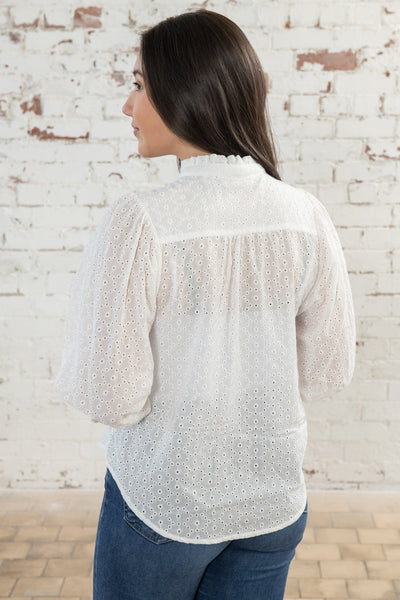 Lighthouse Ladies Lola Blouse - Broderie Anglaise