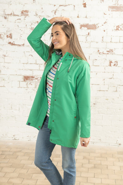 Lighthouse Ladies Long Beachcomber Jacket -Seagrass