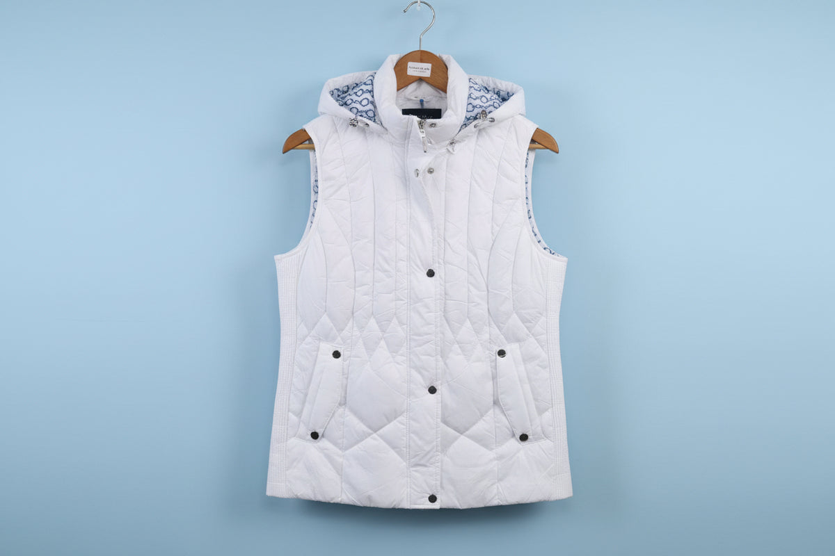 ladies white gilet ireland