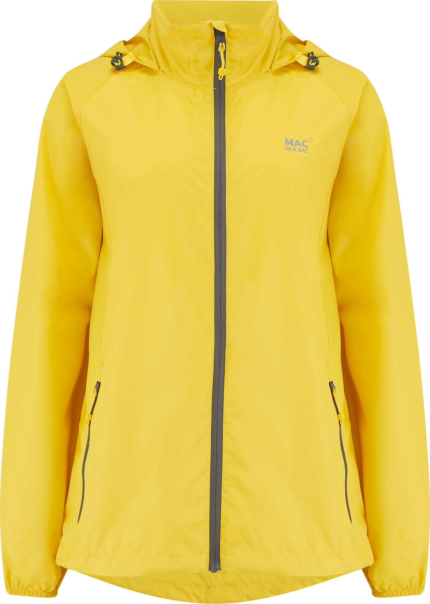 Adults Mac  in A Sac Waterproof Packaway Jacket -Yellow
