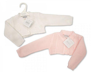 NURSERY TIME Knitted Bolero Baby Cardigan Bw 1015-208