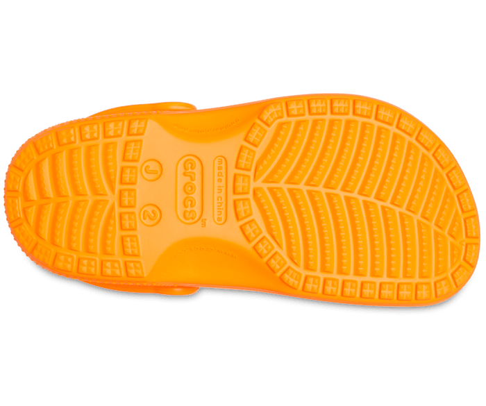 Orange best sale kids crocs