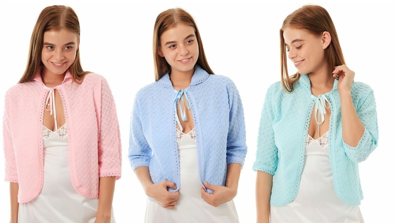 ladies knitted bedjackets