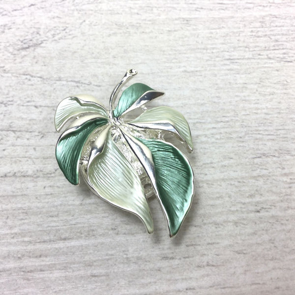 Ladies Magnetic 2 Tone Leaf