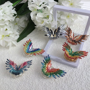 Ladies Magnetic Brooch Wings