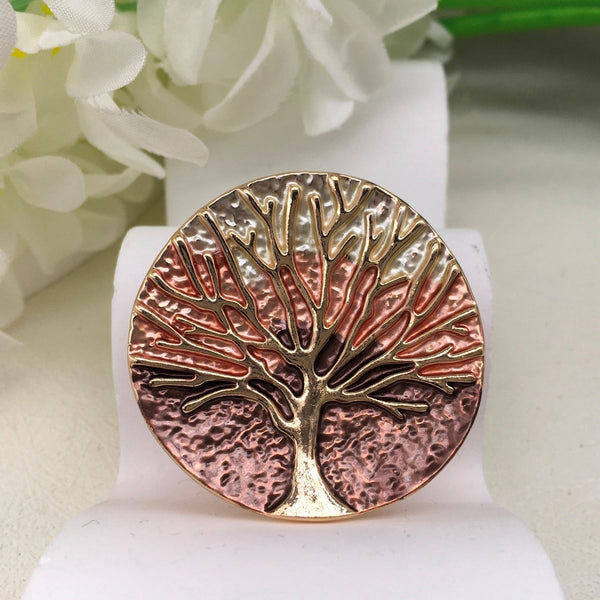 Ladies Magnetic Brooch-Tree of Life XZ-1221