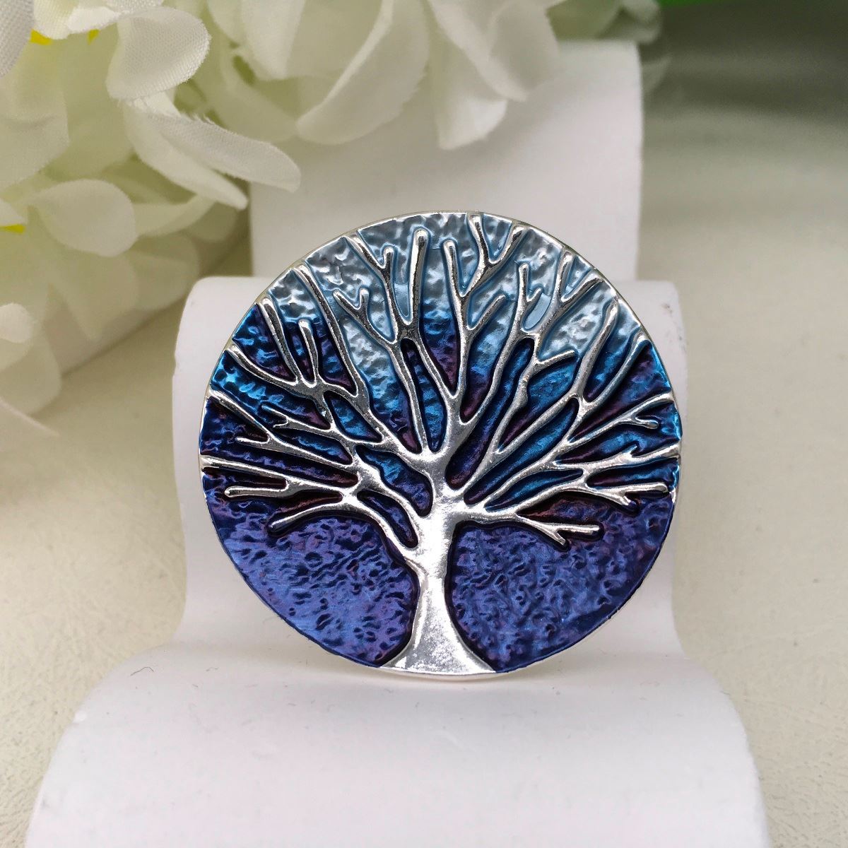 Ladies Magnetic Brooch-Tree of Life XZ-1221