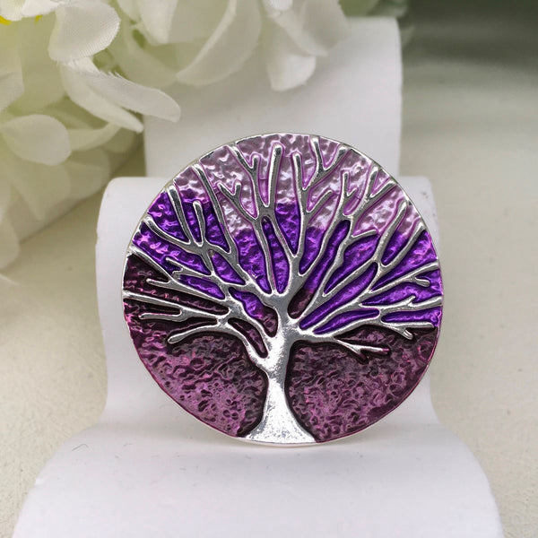 Ladies Magnetic Brooch-Tree of Life XZ-1221