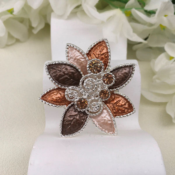 Ladies Magnetic Brooch  Floral Bouquet XZ-1430