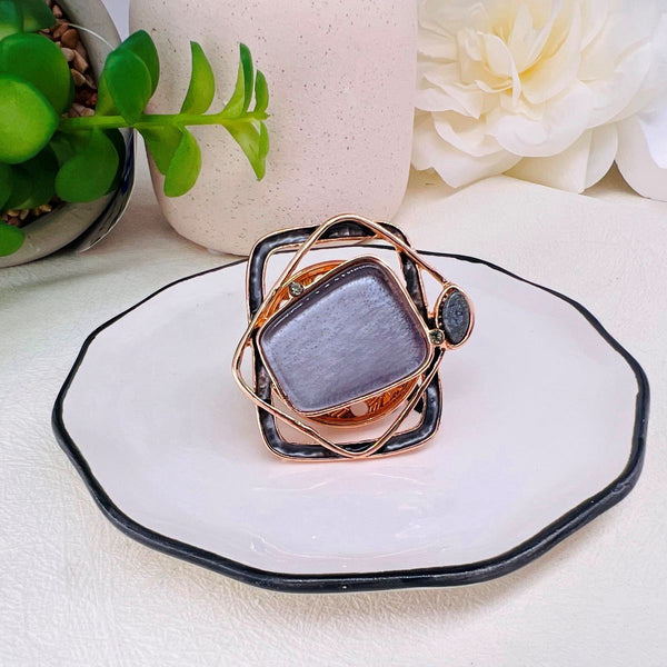 Ladies Magnetic Brooch Entwined Frames XZ-1043