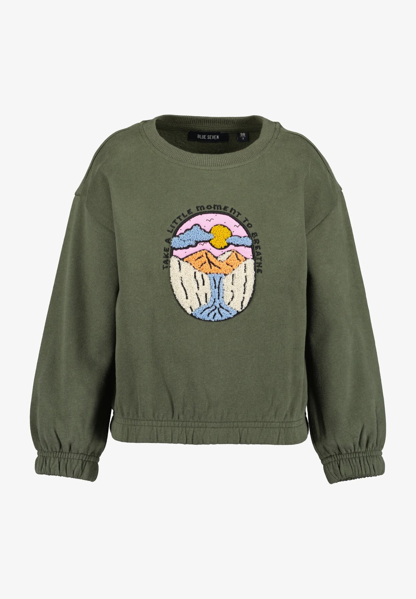 Blue Seven Girls' Sweatshirt  Moment to Breathe 764704 Reed