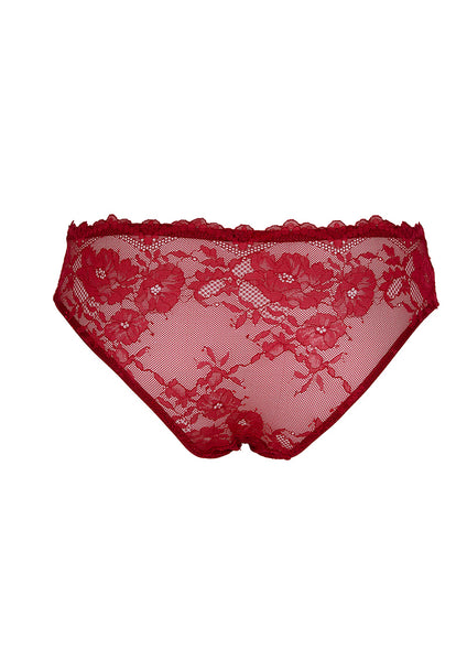 After Eden HIPSTER LACE BRIEF Tulien 10.37.6182-052 Red