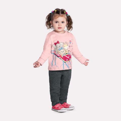 Kyly Baby Girls' Tracksuit Set 1000039 Pink