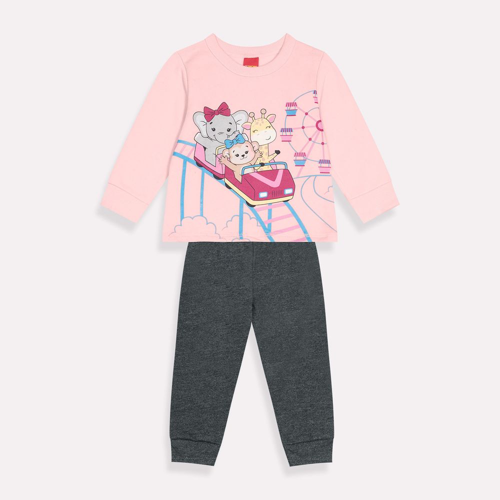 Kyly Baby Girls' Tracksuit Set 1000039 Pink