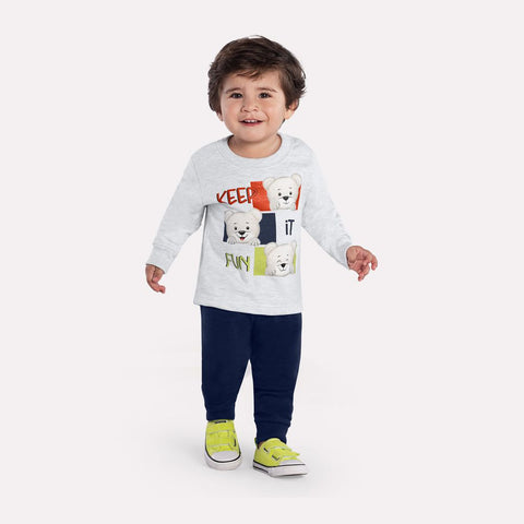 Kyly Boys' Sweatshirt Set  1000107 Grey