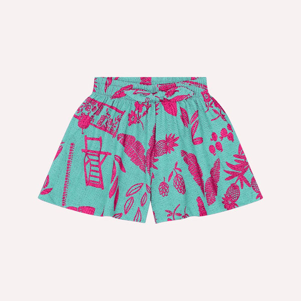 Kyly  Girls' TShirt & Shorts Set 1000239 "At the Beach" Fuchsia Turquoise