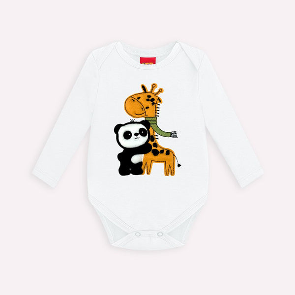 Kyly  Boys' Sweat Top & Jog Pants Set 1000722 White Zoo Friends