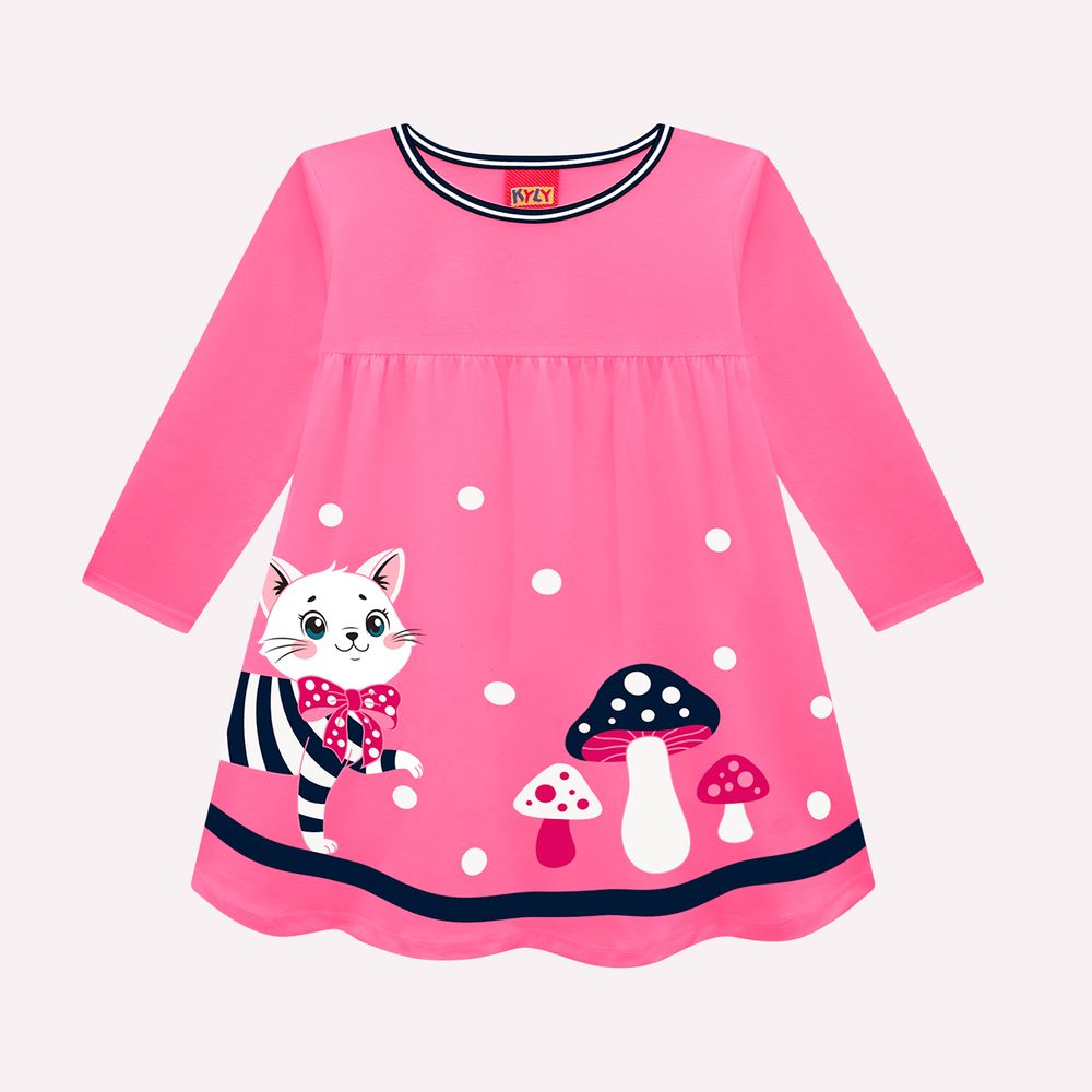 Kyly  Girls' Dress 1000753 Kitty Pink