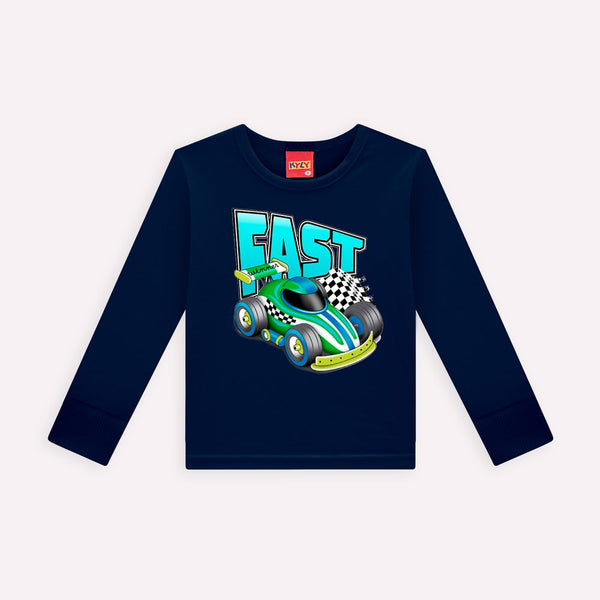 Kyly Boys' Top & Jog Pants Set  1000808  Fast Car Navy-Green