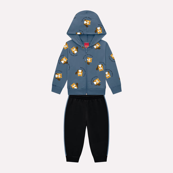 Kyly Boys' Top & Jog Pants Set Beavers 1000815 Blue-Black