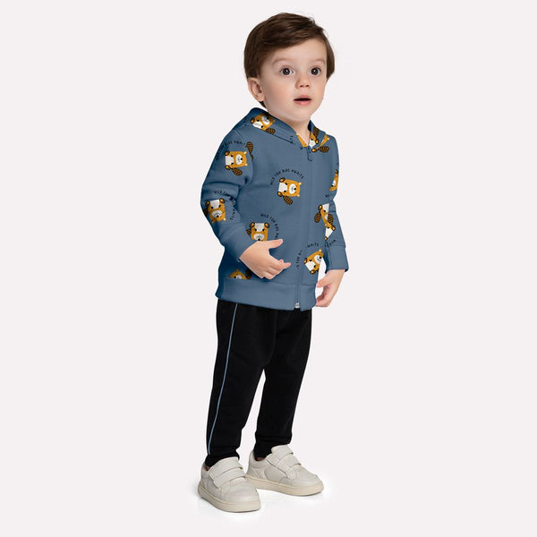 Kyly Boys' Top & Jog Pants Set Beavers 1000815 Blue-Black