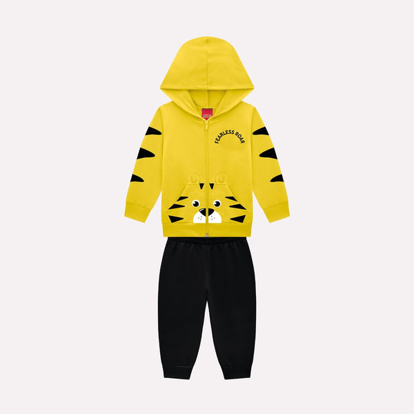 Kyly Boys' Top & Jog Pants Set Tiger 1000817 Yellow-Black