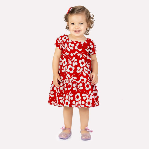 Kyly Girls' Dress 1001247 White Floral Print