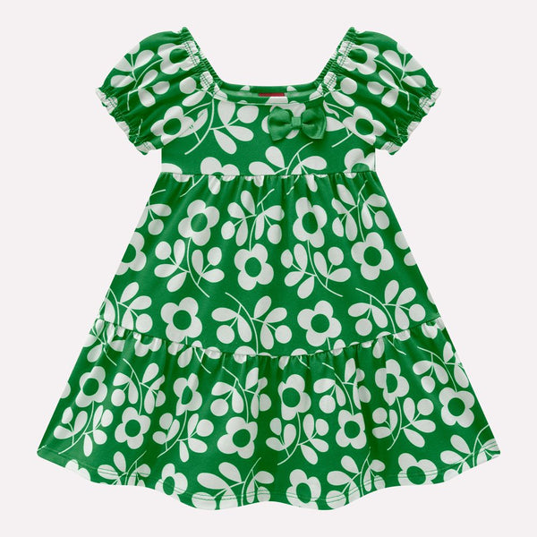 Kyly Girls' Dress 1001247 White Floral Print