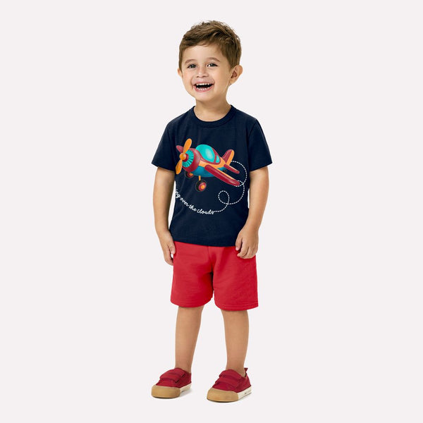 Kyly Cotton Boys' Outfit TShirt & Shorts Set 1001326-6826