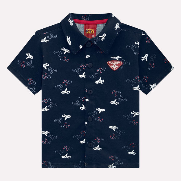 Kyly Boys' Outfit TShirt & Shorts Set 1001336-6826 Airplane Print