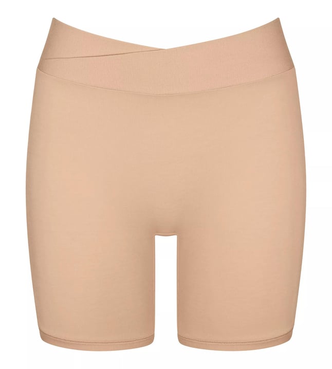 Sloggi Ladies One Size Go Allround Cyclist Shorts 10217754 Peanut Butter