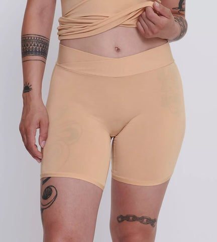 Sloggi Ladies One Size Go Allround Cyclist Shorts 10217754 Peanut Butter