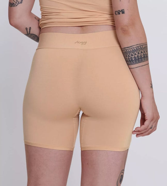 Sloggi Ladies One Size Go Allround Cyclist Shorts 10217754 Peanut Butter