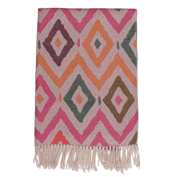 Zelly Ladies Reversible Scarf 10500 Diamonds Fringed