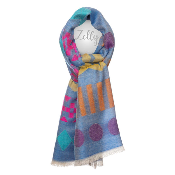 Zelly Cotton Scarf Hand Finished Various