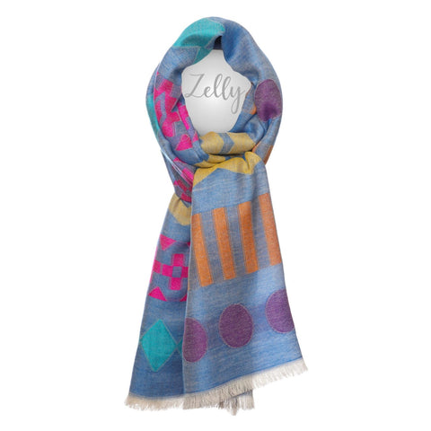 Zelly Cotton Scarf Hand Finished Various