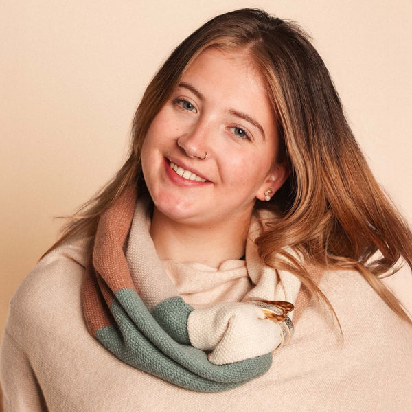 Zelly Loop With Faux Leather Detail