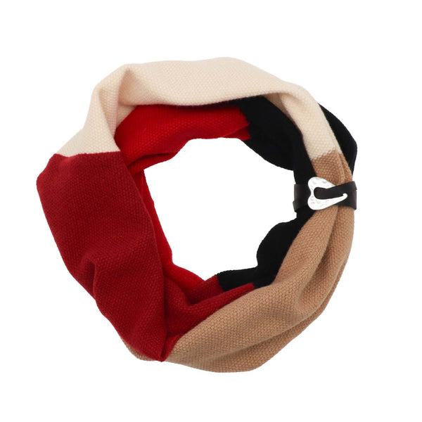 Zelly Loop With Faux Leather Detail