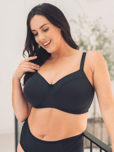 Maisie T-Shirt Soft Cup Bra Black